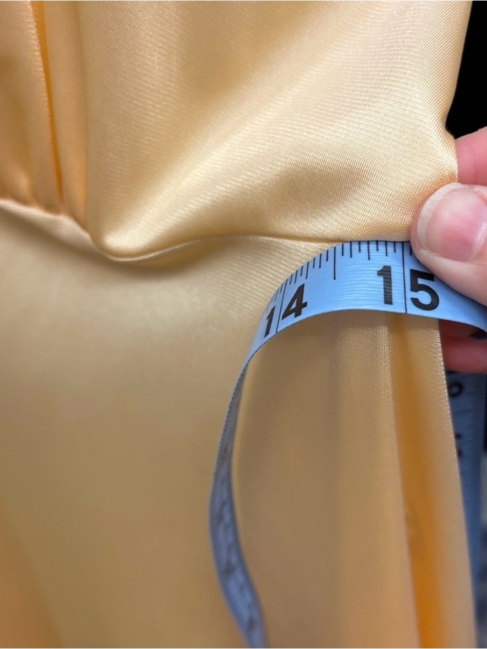 Vintage Vanity Fair Satin V-Neck Slip in Soft Champagne - Picture 9 of 10